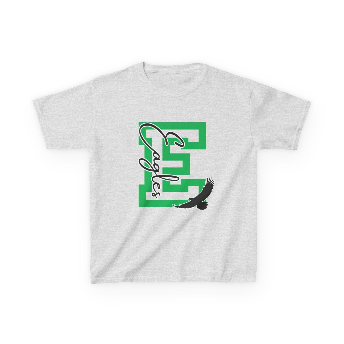 Kids E is for Eagles Monogram Tee