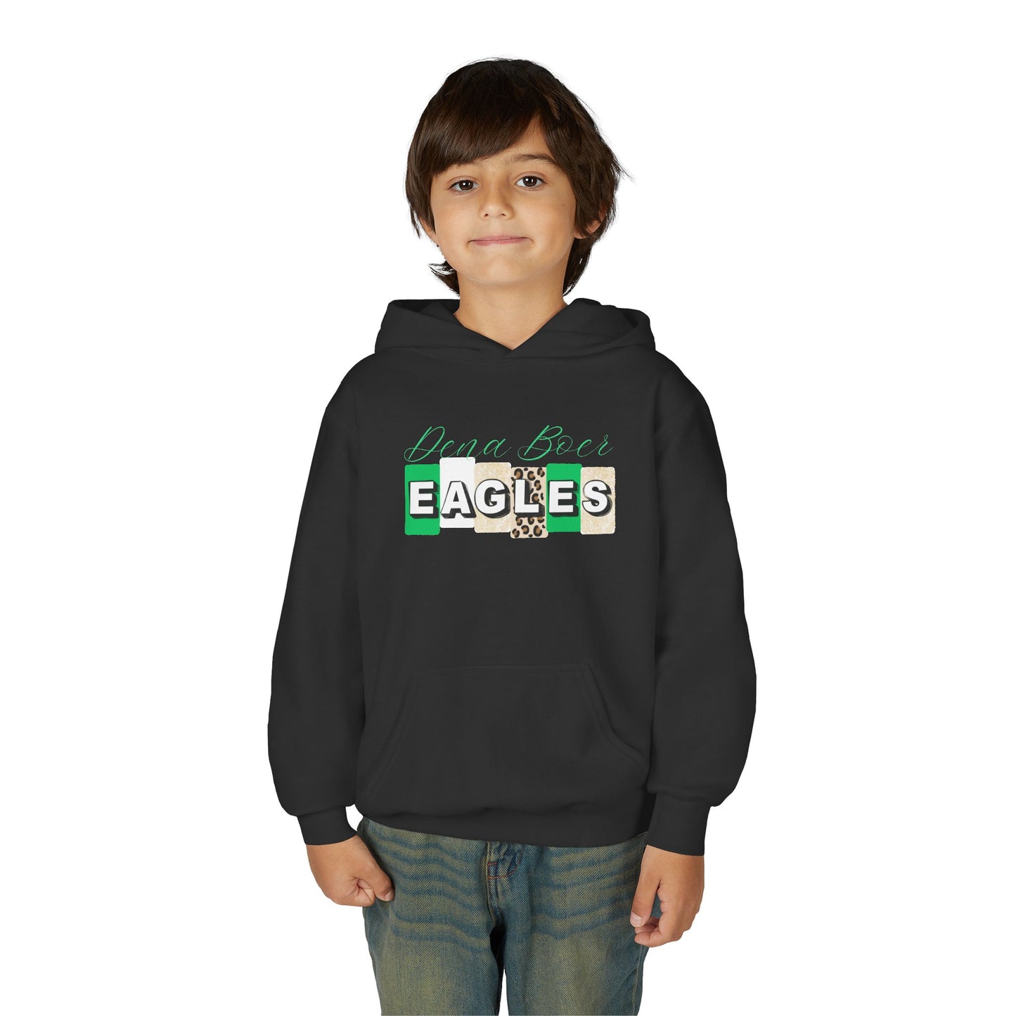 Youth DB Eagles Block Hoodie