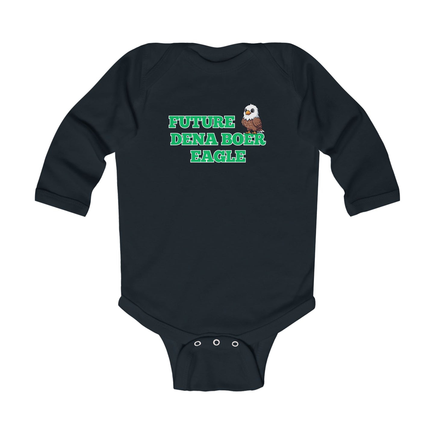 Future Eagle Long Sleeve Baby-Toddler Bodysuit