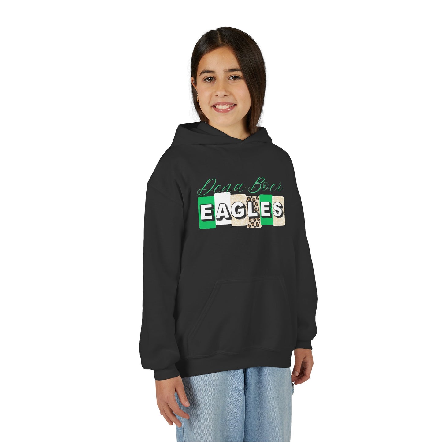Youth DB Eagles Block Hoodie