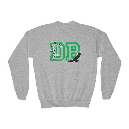Youth DB Monogram Crewneck Sweatshirt