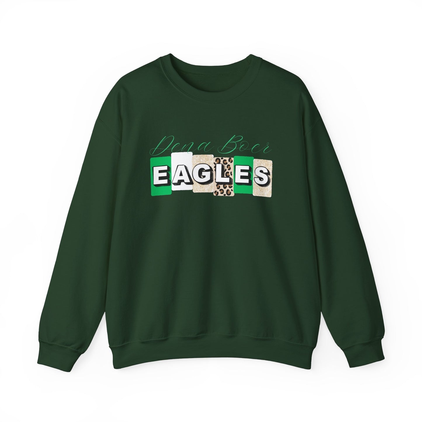 Adult Eagles Patch Crewneck Sweatshirt
