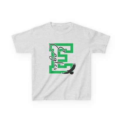 Kids E is for Eagles Monogram Tee