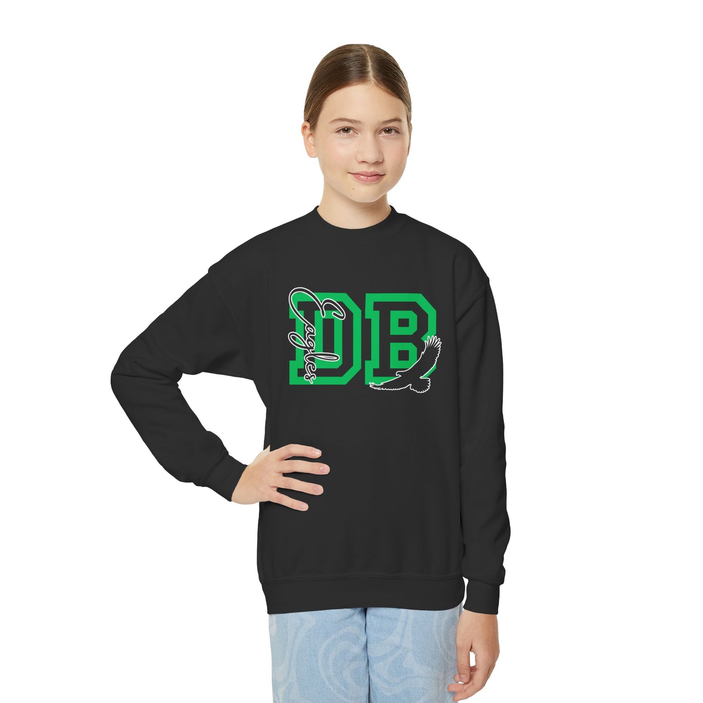 Youth DB Monogram Crewneck Sweatshirt