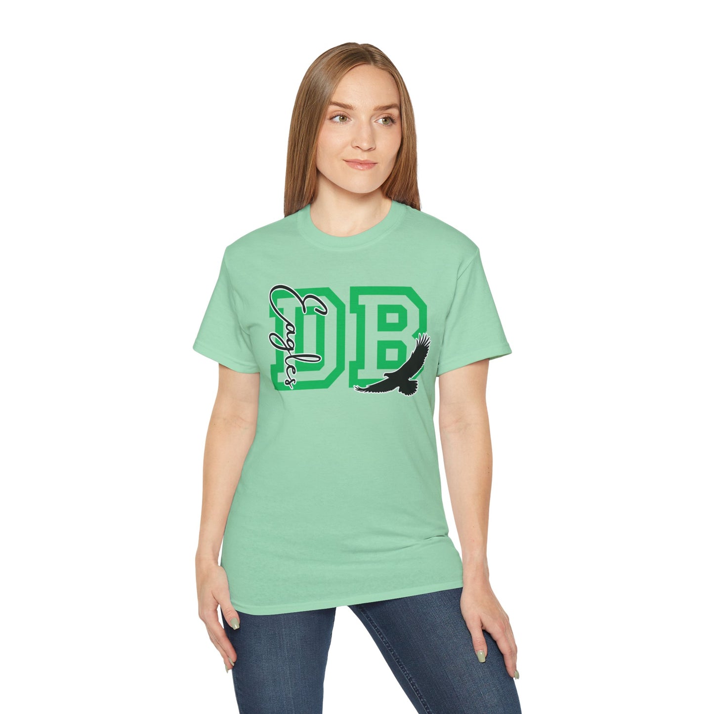Adult DB Eagles Monogram Tee