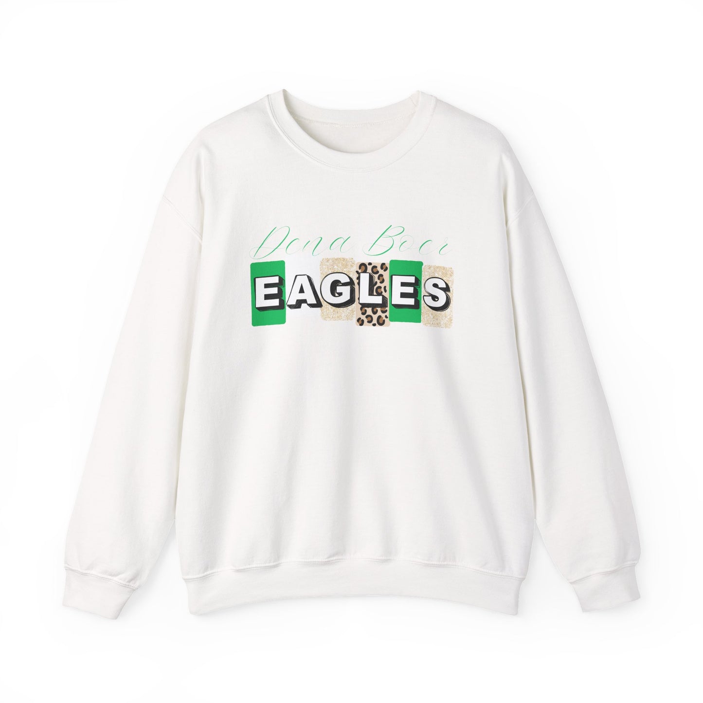 Adult Eagles Patch Crewneck Sweatshirt