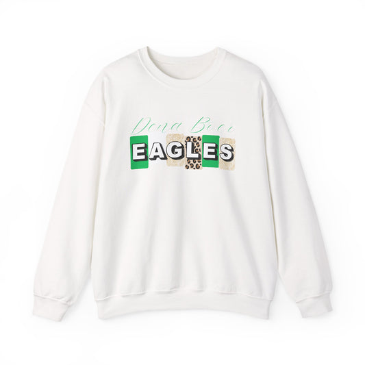 Adult Eagles Patch Crewneck Sweatshirt
