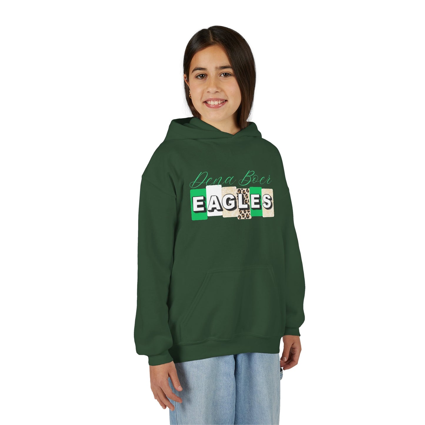 Youth DB Eagles Block Hoodie