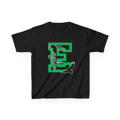 Kids E is for Eagles Monogram Tee