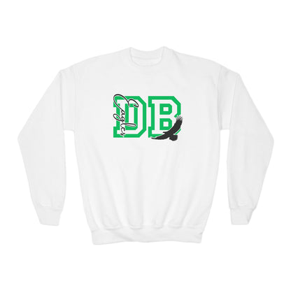 Youth DB Monogram Crewneck Sweatshirt