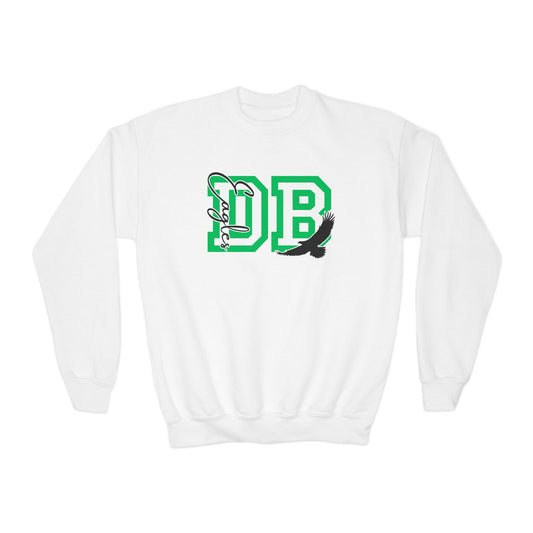 Youth DB Monogram Crewneck Sweatshirt