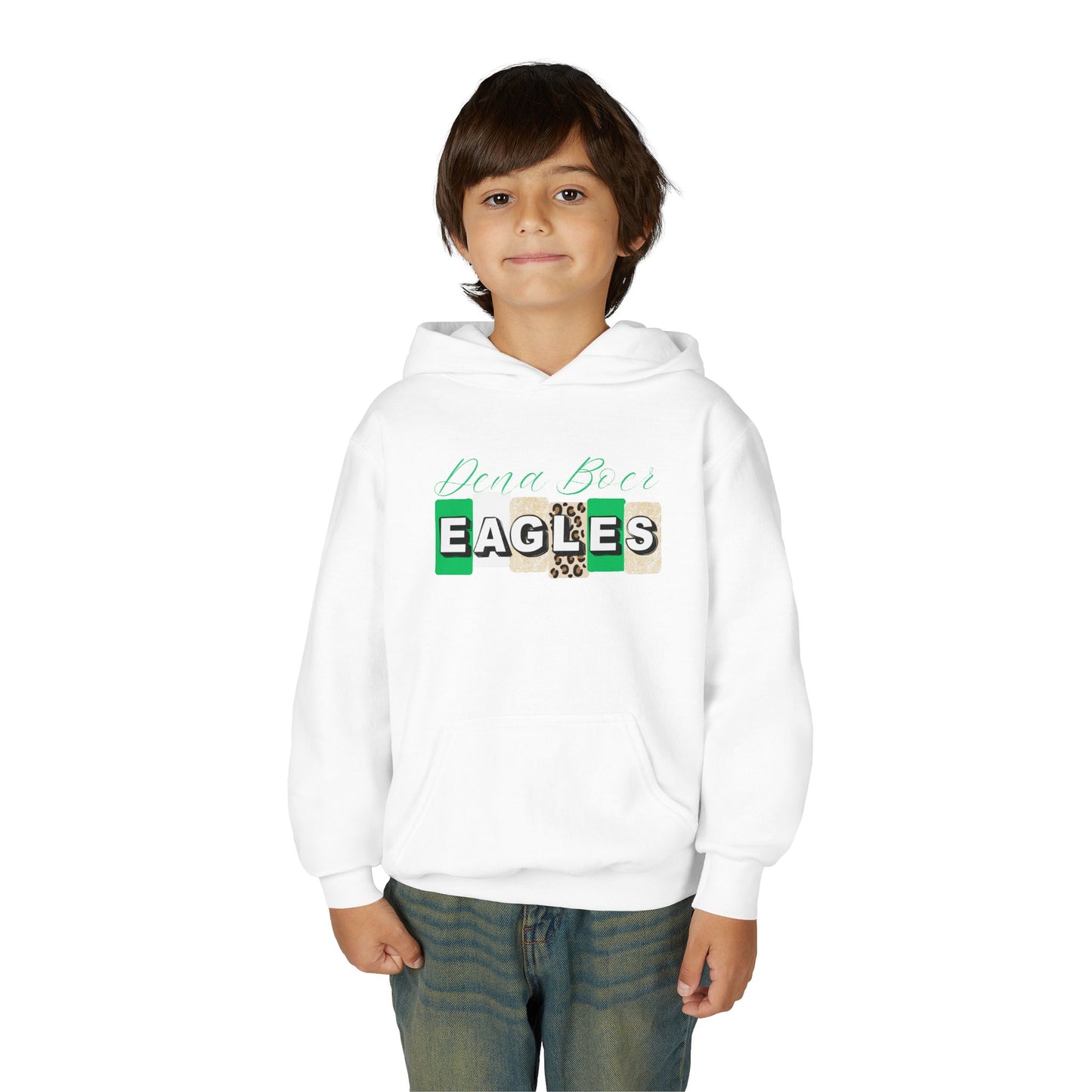 Youth DB Eagles Block Hoodie