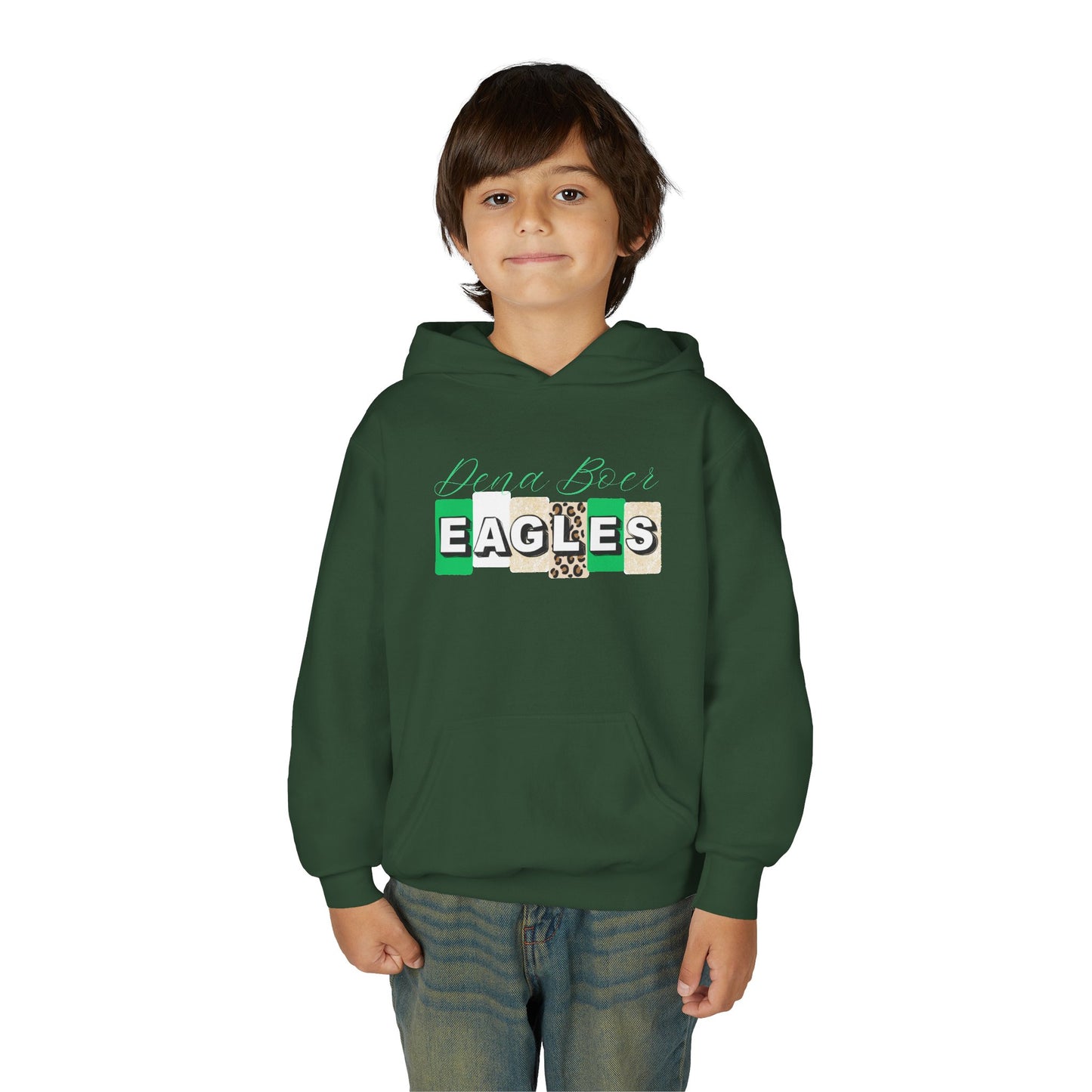 Youth DB Eagles Block Hoodie