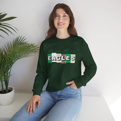 Adult Eagles Patch Crewneck Sweatshirt