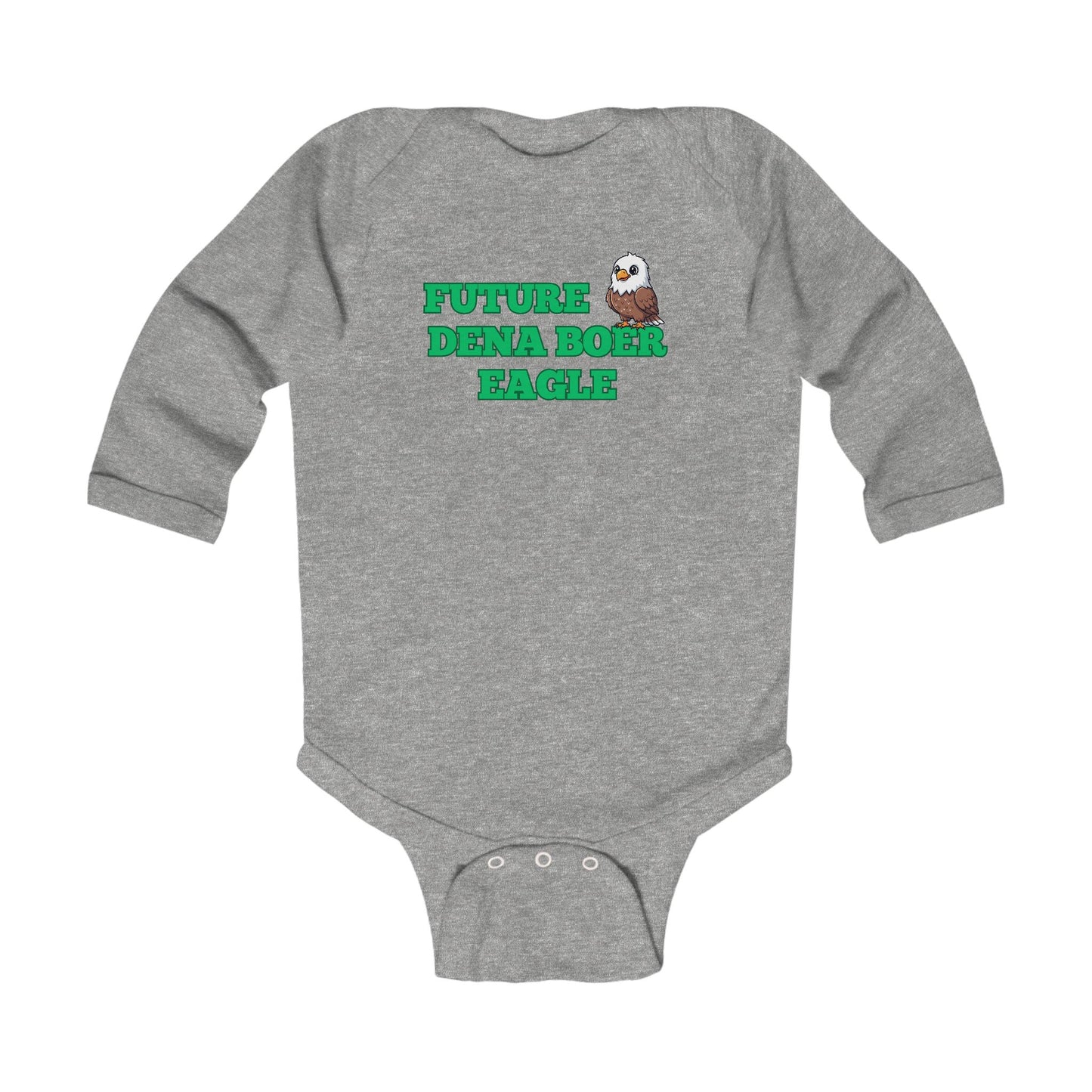 Future Eagle Long Sleeve Baby-Toddler Bodysuit
