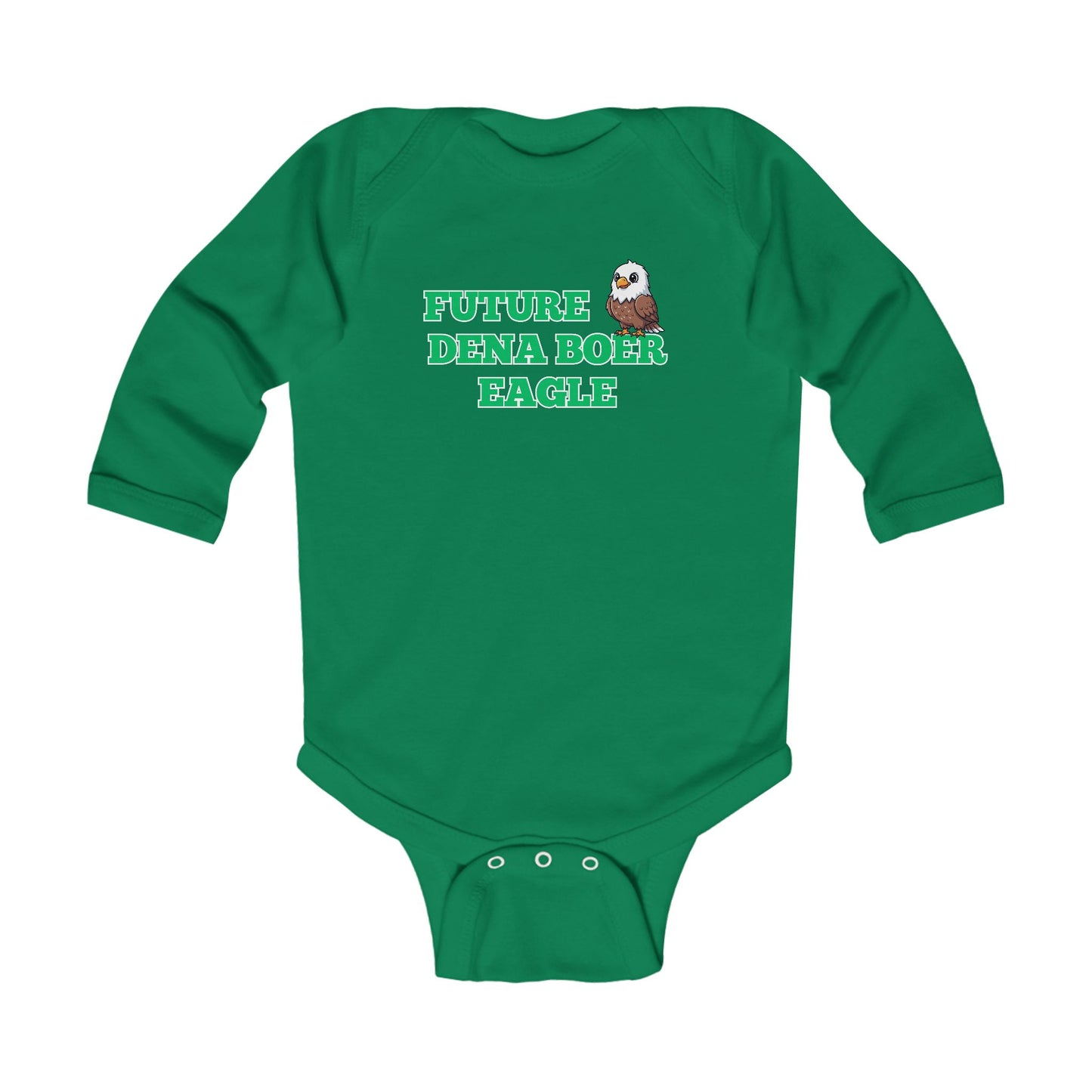 Future Eagle Long Sleeve Baby-Toddler Bodysuit
