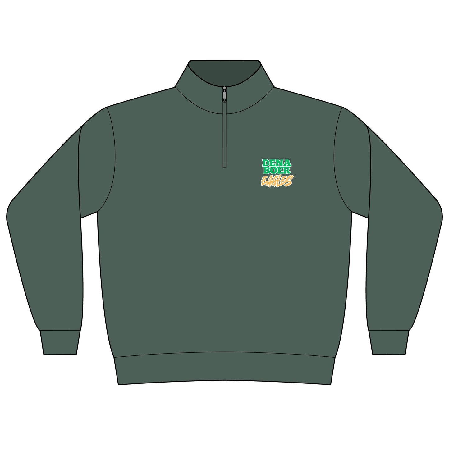 Eagles Women's Quarter-Zip Pullover