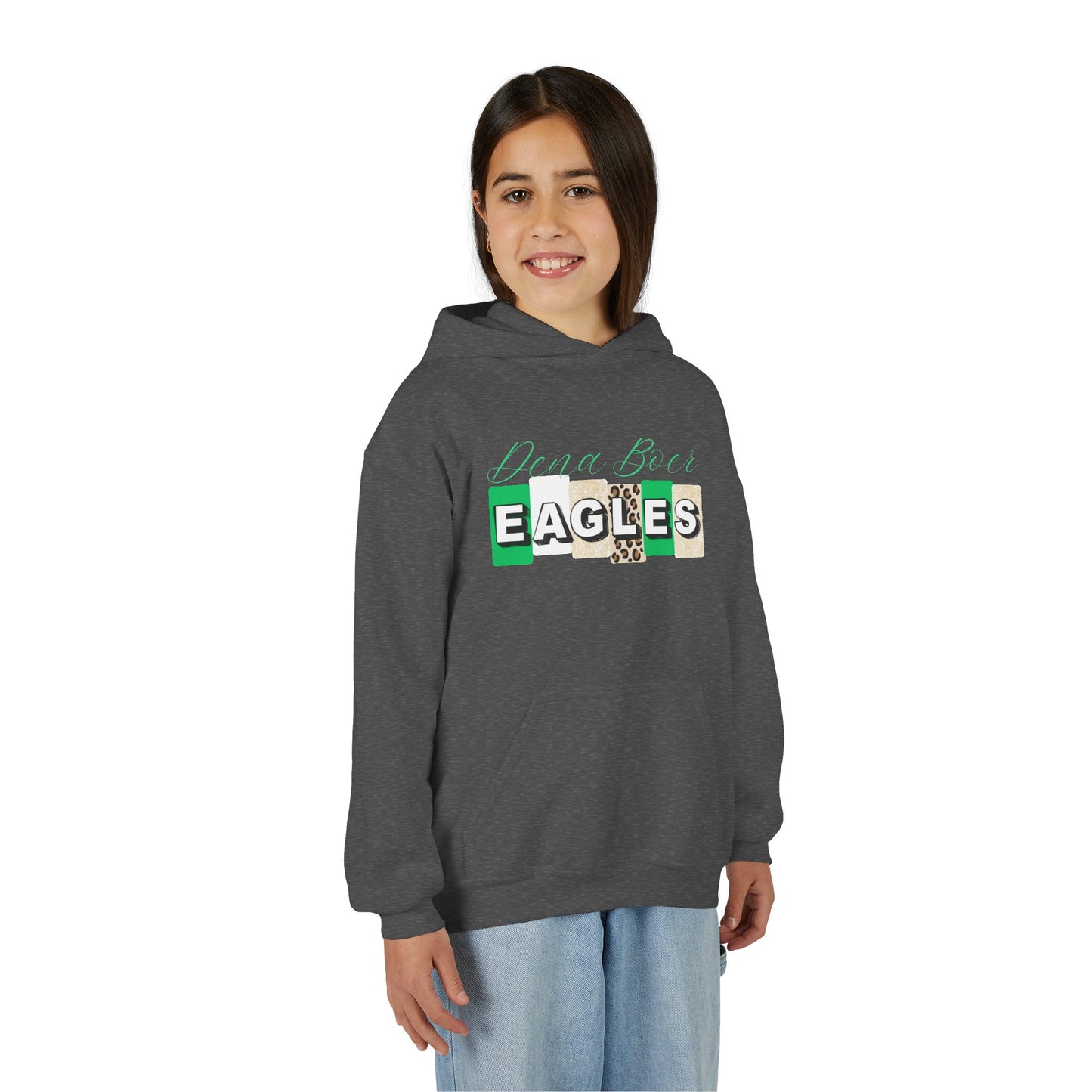 Youth DB Eagles Block Hoodie