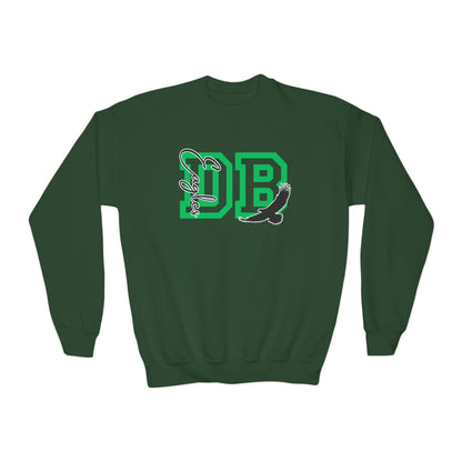 Youth DB Monogram Crewneck Sweatshirt