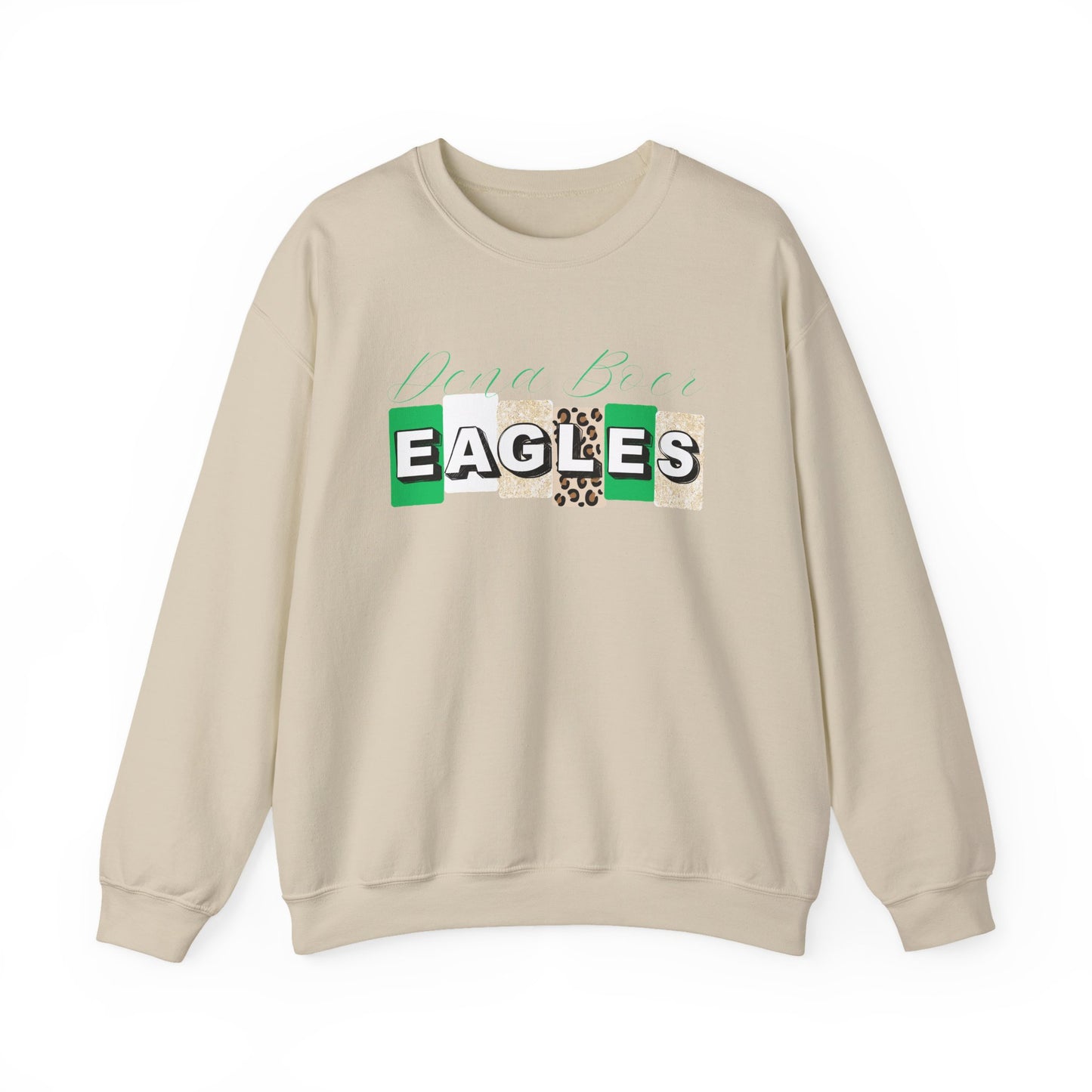Adult Eagles Patch Crewneck Sweatshirt